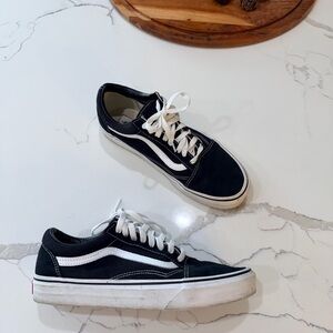 Vans Black and White Women's Shoes